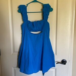 Free People Bom Bom Island Mini Dress